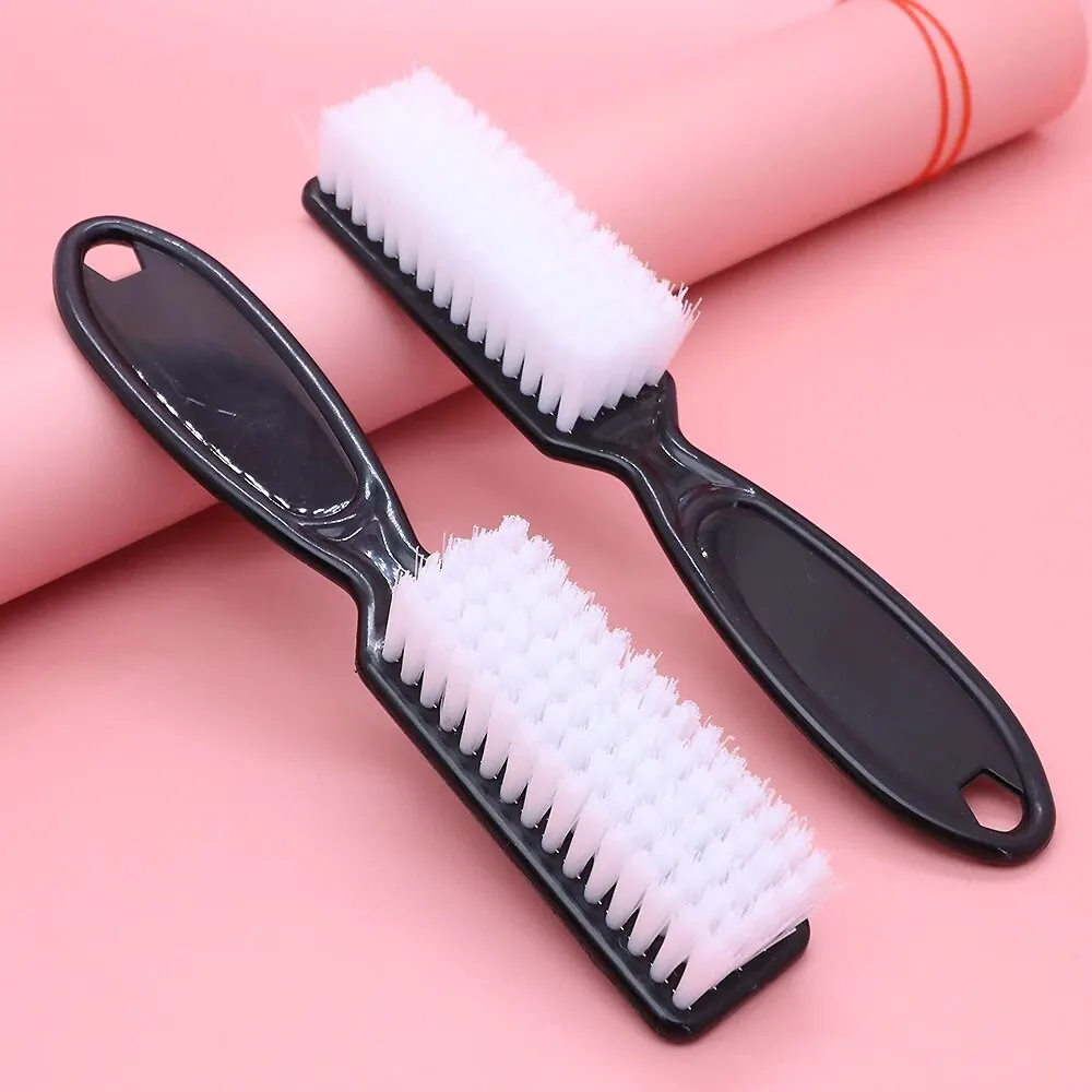 4/6/12 Pcs Color Nail Brush Cleaning Brush Plastic Handle Grip Multifunctional Brush Clean Scrubbing Pedicure For Toes Manicure