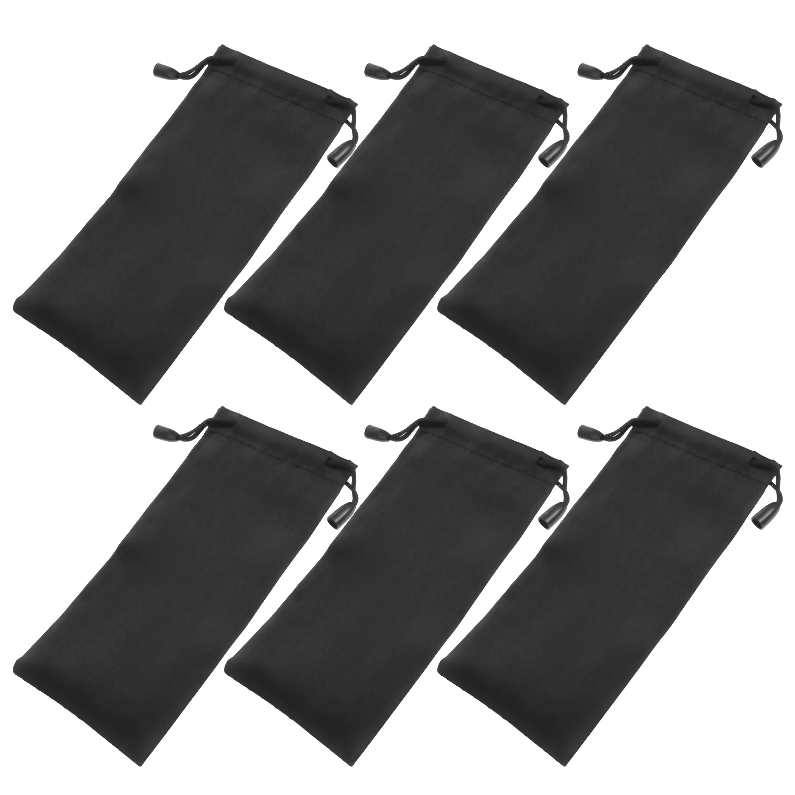 

10pcs Glasses Storage Bag Polyester Shockproof Portable Travel Case Drawstring Pouch for Sunglasses Eyewear Accessories
