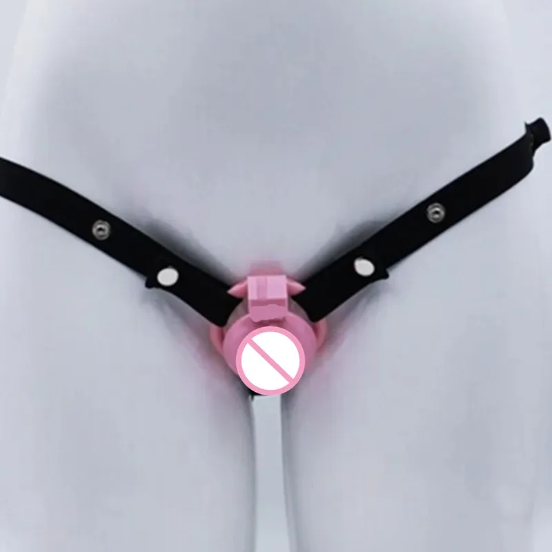 Chastity Belt Male  Belts Chasity Device Anti-Off Auxiliary Chastity Strap Cage Sex Furniture Toys for Men (Black Belt)