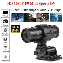 F9 Bicycle Sports Camera Mountain Bike Motorcycle Helmet Action Mini Camera DV Camcorder Full 1080p HD Car Video Recorder