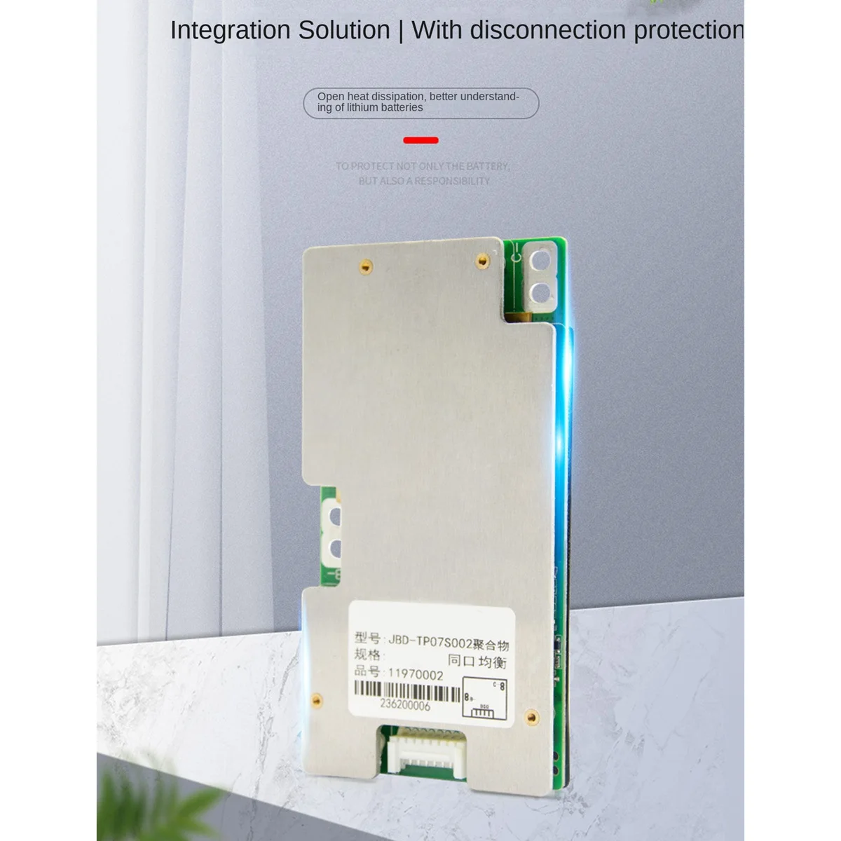 Placa de protección de batería de iones de litio ternaria, 7S, 24V, BMS, con ecualización 18650 mismo puerto, protección PCB de batería (40a)