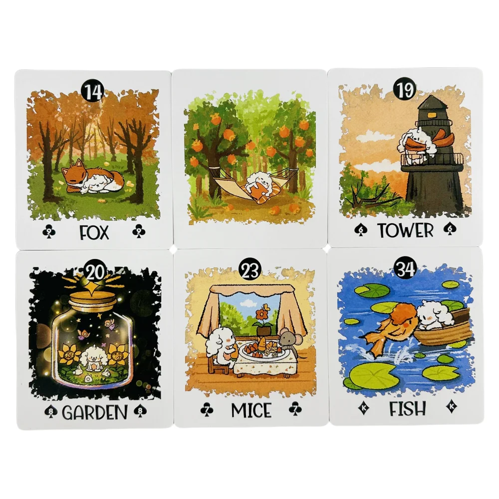 Boji Blog Lenormand Oracle Cards A 40 Deck Tarot English Visions Divination Edition Borad Playing Games