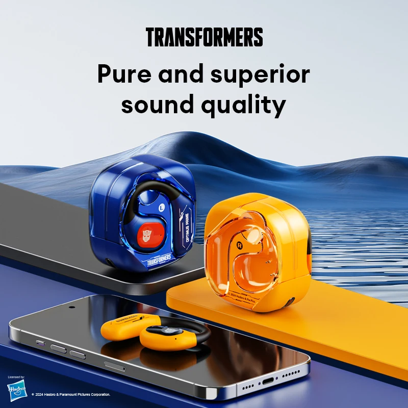 Genuine TRANSFORMERS TF-T18 OWS Wireless Earphones Bluetooth Noise Reduction Sport Music Headphones  Long Endurance Earbuds