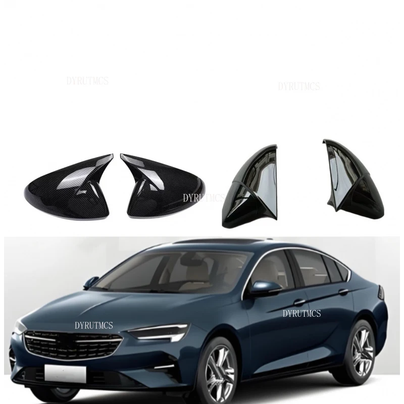 

Car Rearview Side Mirror Cover Fit For Buick Regal 2017 2018 2019 2020 2021 Wing Cap Exterior Door Rear View Case Trim Sticker