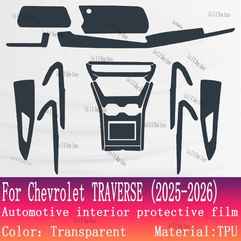 

For Chevrolet TRAVERSE (2025-2026) Car Gearbox Panel Film Dashboard Protective Sticker Interior Screen Anti-Scratch Accessories