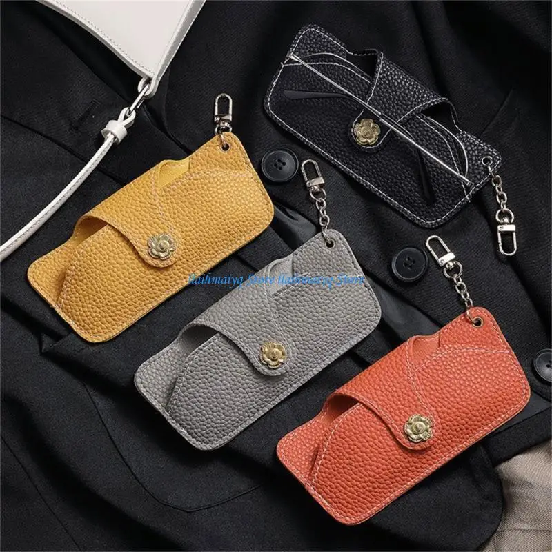 

573B Glasses For Women Eyeglass Holder Eyeglasses Case PU Carrying Case