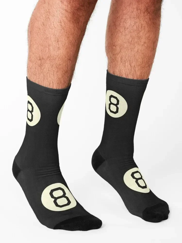 8 ball Socks valentine gift ideas hiphop men cotton high quality funny gift Socks Female Men's