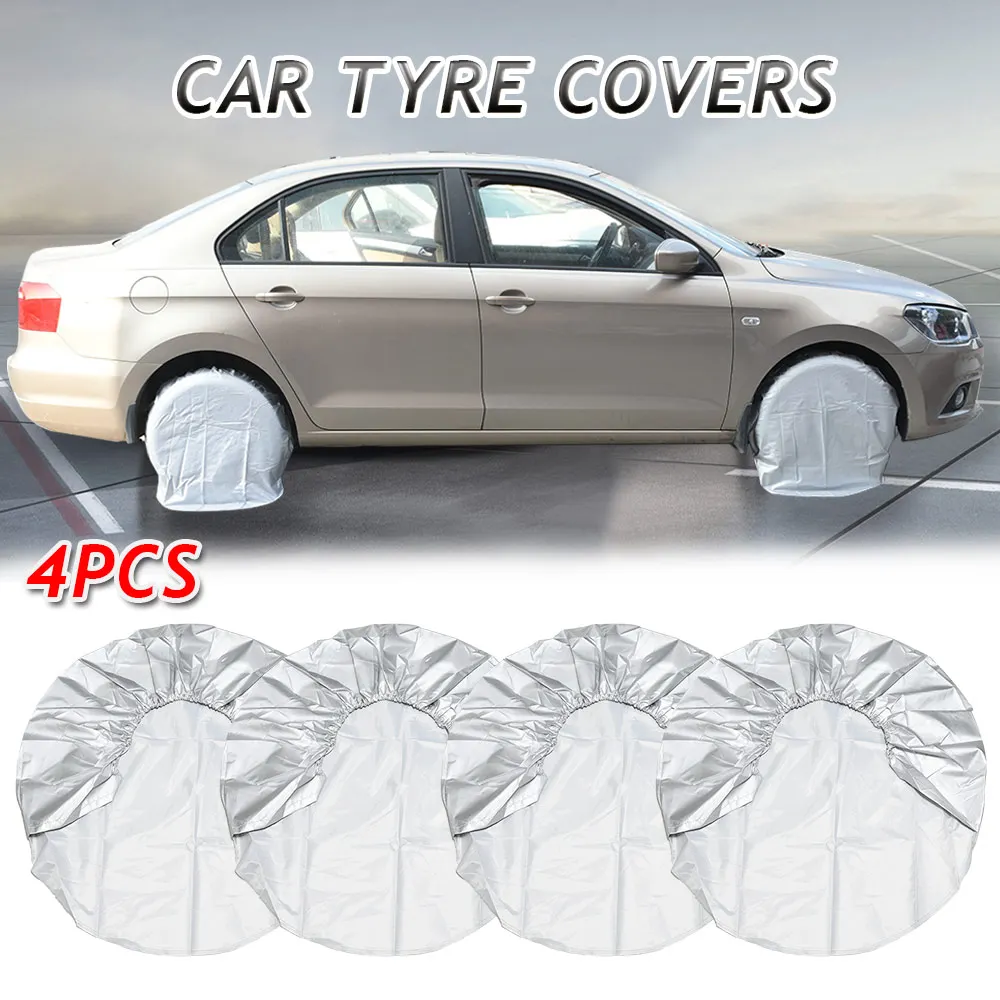 Custom Spare Tire Cover Waterproof Automotive Wheel Protector Sun Protection Car Wheel Cover For Sun Rain Snow Tyre Protection