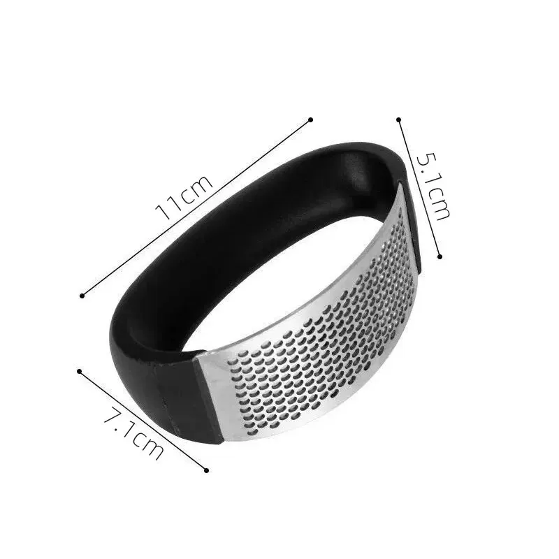 1pc Stainless Steel Garlic Press Crusher Manual Garlic Mincer Chopping Garlic Tool Fruit Vegetable Tool image 6