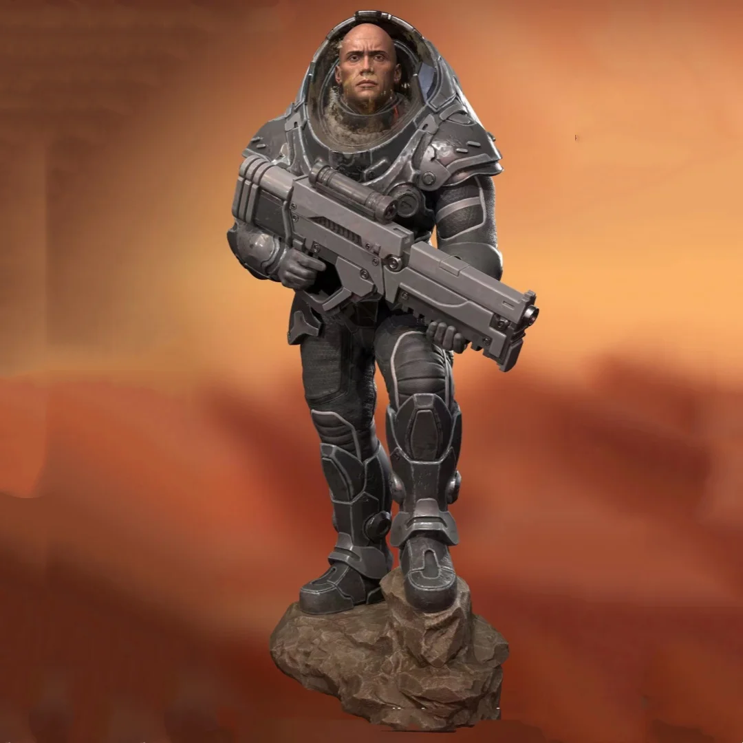 

1/24 Scale Resin Figure Future Warrior Assemble Model Kit Unassembled and Unpainted 3D printing DIY toy