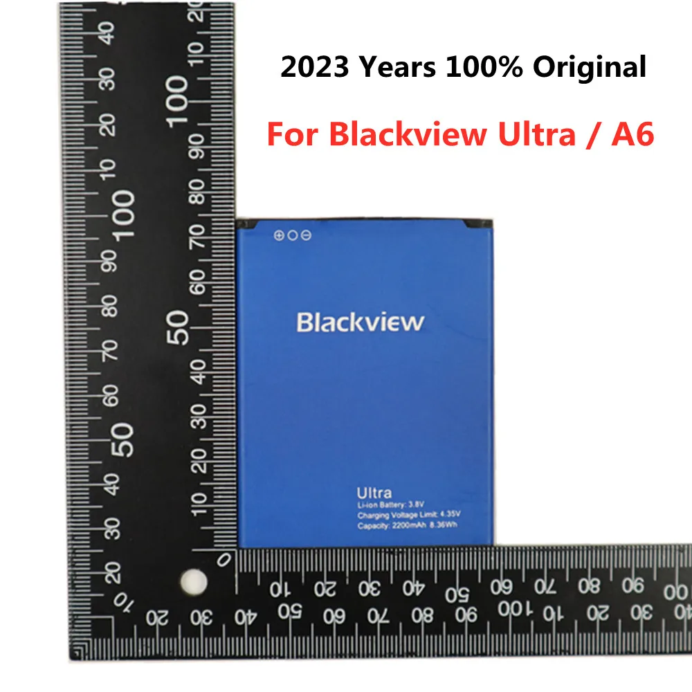 

Новинка 2023, оригинальный аккумулятор Blackview Ultra A6 2200 мАч для Blackview Ultra/A6, умные зеркальные аккумуляторы, батареи, батареи