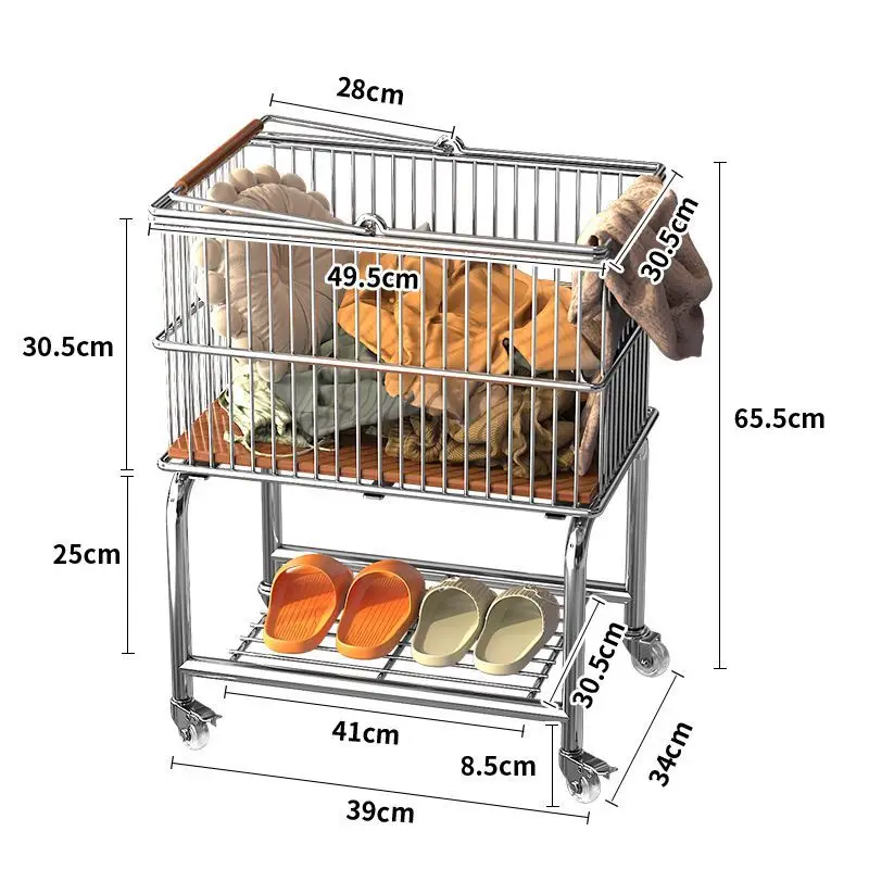 Cart floor-to-ceiling bathroom, toilet, clothes rack