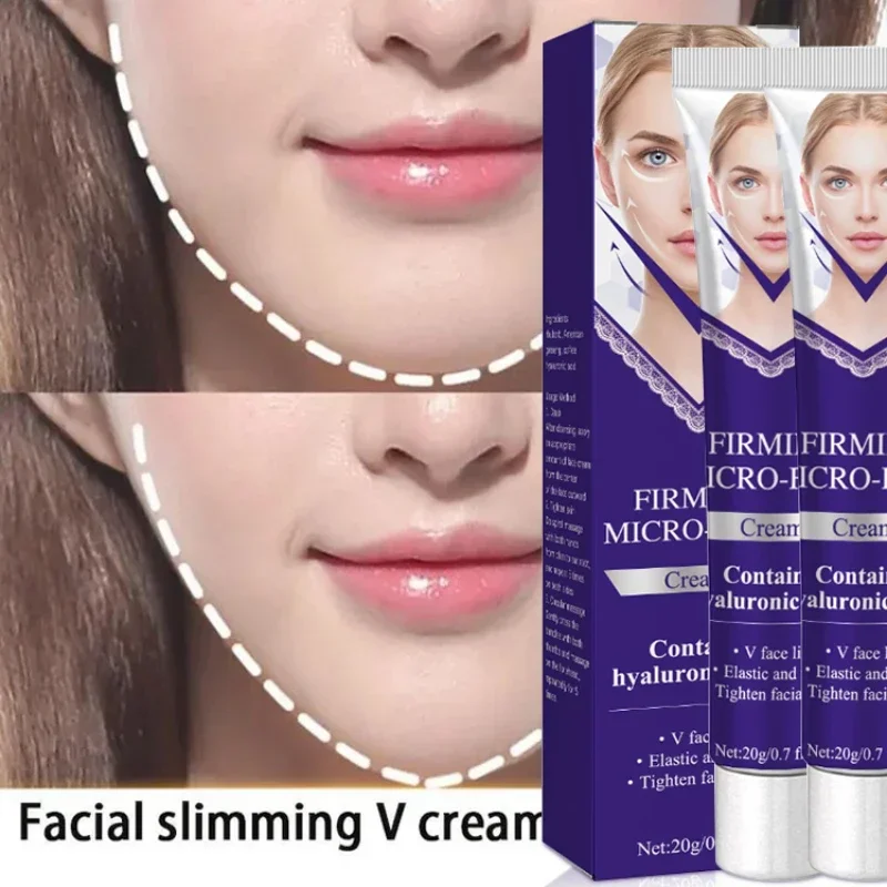 Crema adelgazante reafirmante en forma de V, masajeador para eliminar músculos, papada, cara, quema de grasa, productos antienvejecimiento