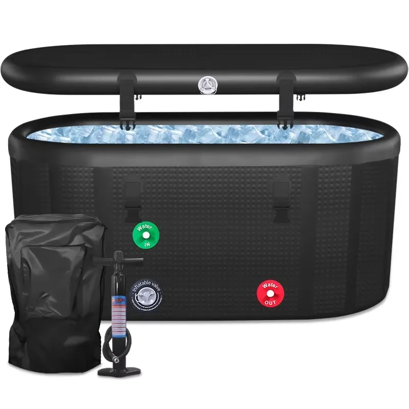 Athlete Fitness Ice Pod, YTYINVANACE PVC Drop Stitch Inflatable Recovery Tub with Pump, High Quality Portable
