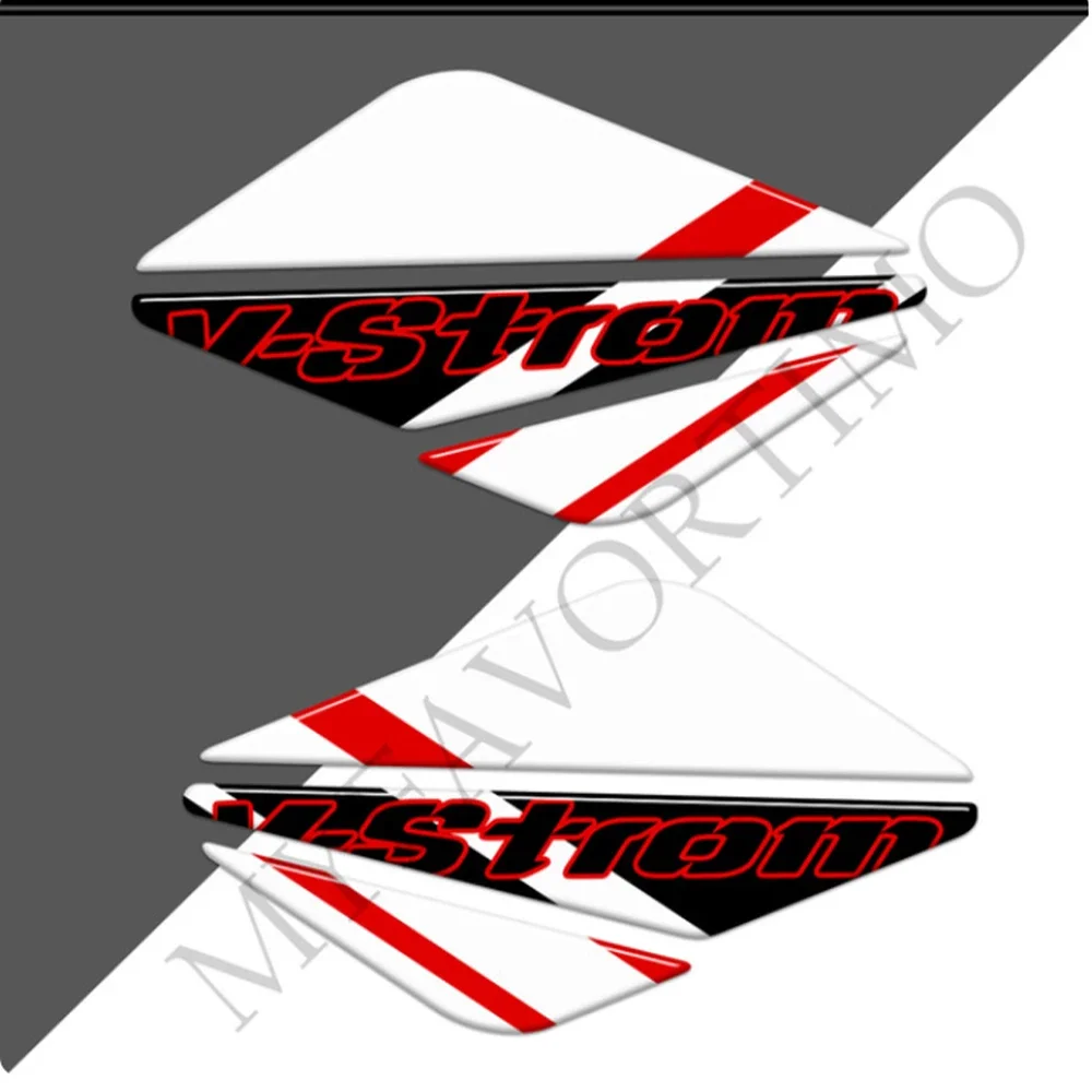 

For Suzuki V STROM VSTROM DL 1000 650 250 1050 XT 650XT 1050XT Tank Pad Trunk Luggage Cases Stickers Emblem Logo Fuel Oil Kit