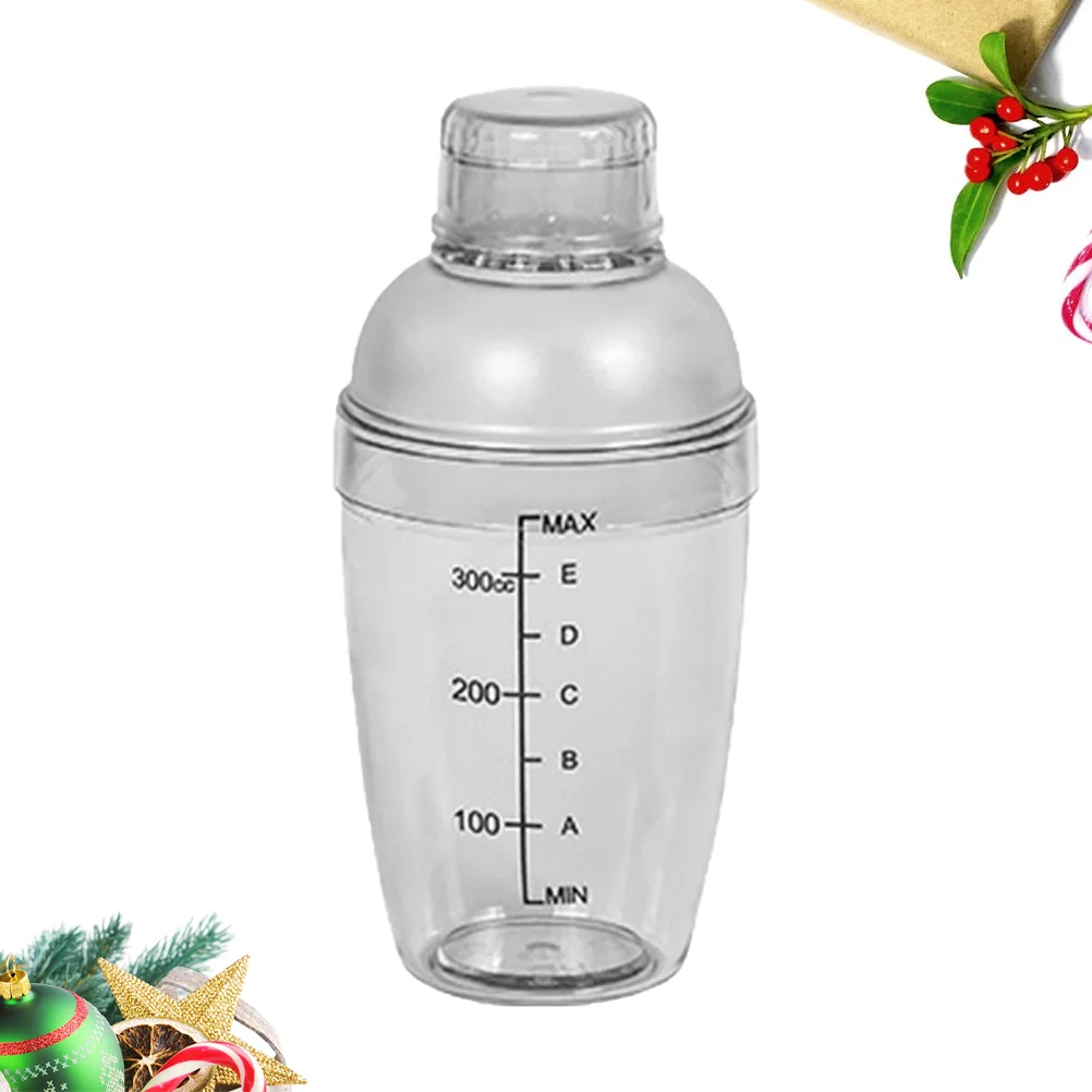 

350 Ml Bar Use Shaker Cocktail with Measurements Automatic Clear Shakers Drink Hand Cup