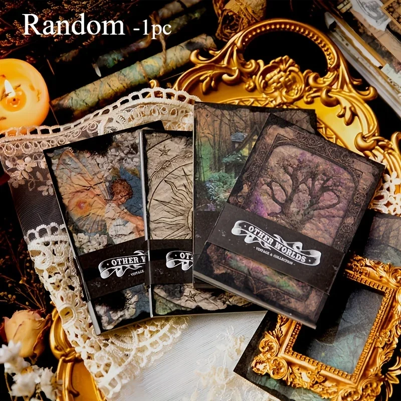 50 ورقة من الورق الزخرفي DIY تحت عنوان الغابات، مصنوعة من الورق، لسجلات القصاصات والألغاز والحرف اليدوية والتعبير الإبداعي