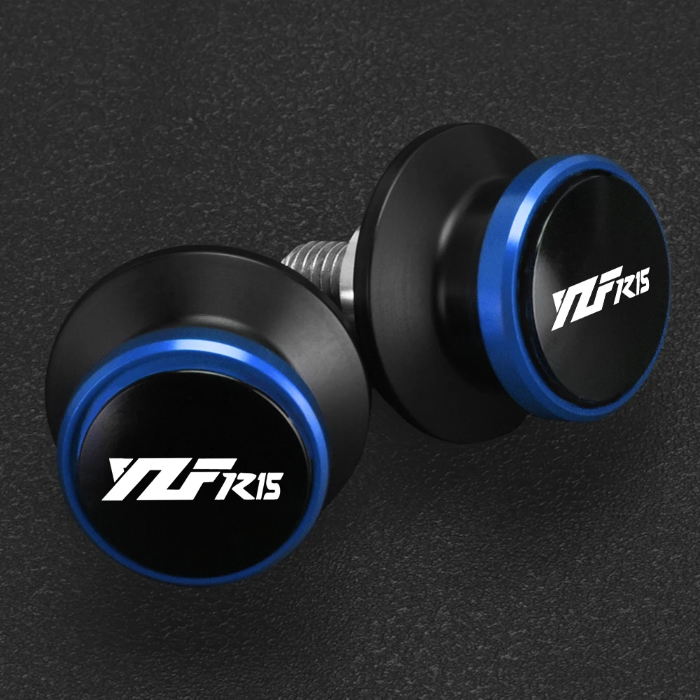 6MM Motorcycle Accessories Swingarm Spools Stand Screws Sliders FOR YAMAHA YZFR15 YZF R15 V3 YZF-R15 YZF-R 15 2008-2025 2026