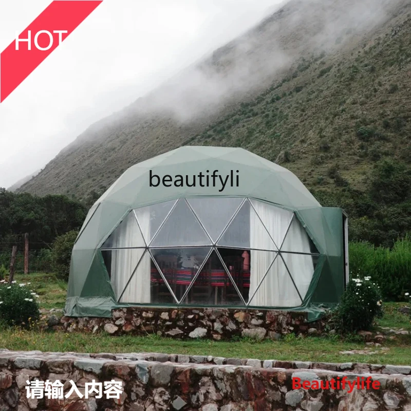 Ball Tent Outdoor Hotel B & B Star Room Camp Yurt Sun Room Star Tent