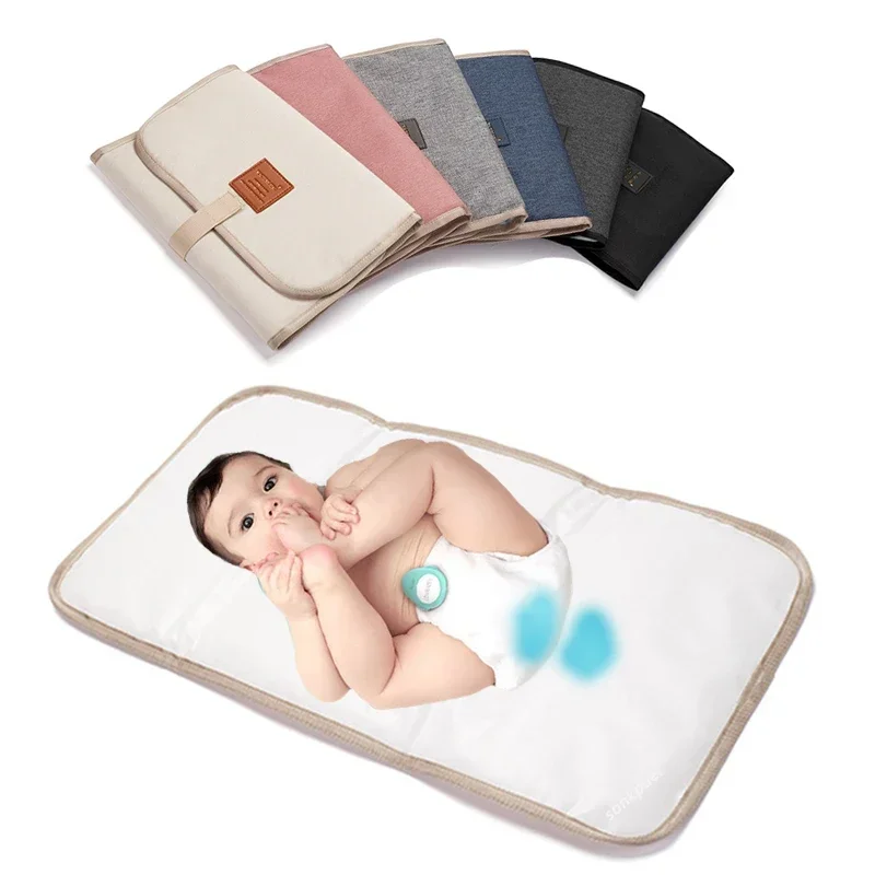 Foldable Baby Diaper Changing Pad Waterproof Newborn Diaper Pad Portable Toddler Changing Table Durable Oxford Baby Diaper Sheet