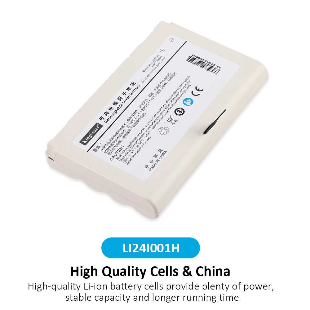 14,4V 95WH Ersatzakku LI24I001H für Mindray uMED20 Defibrillator, für Mindray SV60 SV70 Beatmungsgerät LI24I004H 6600mAh – Detail 1