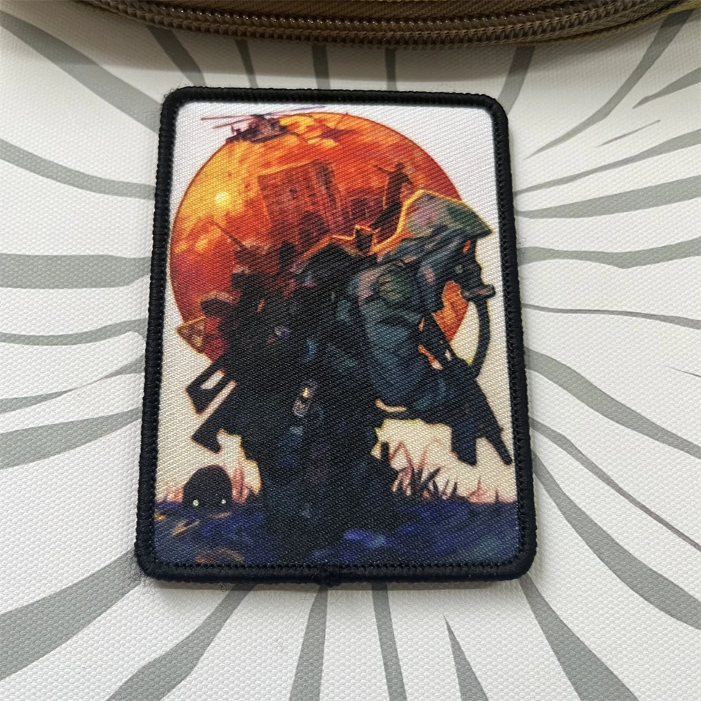 ملصق حقيبة ظهر Stalker Morale التكتيكي المطبوع بخطاف وحلقة للملابس العسكرية للجيش