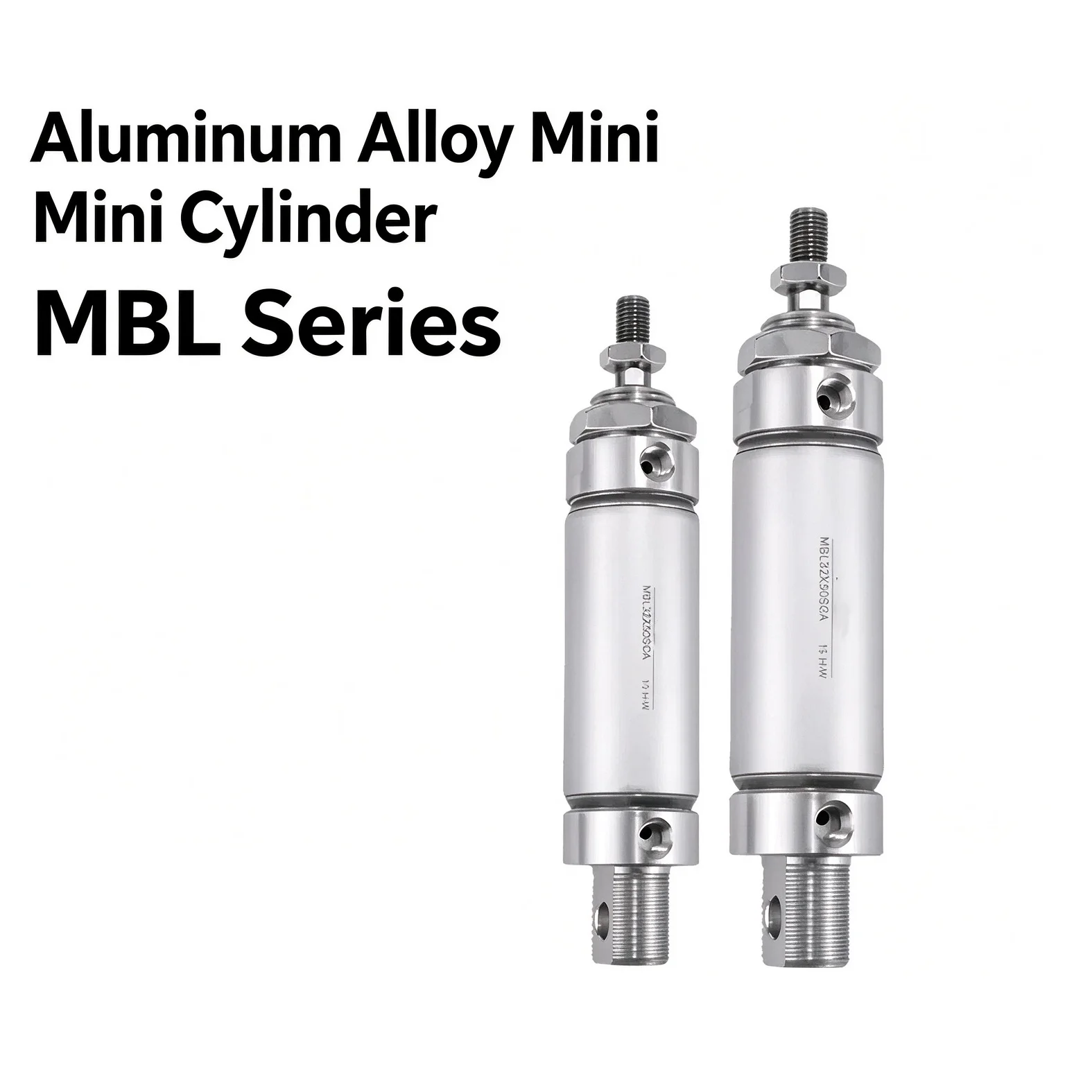 Small Pneumatic Cylinders MBL Series Aluminum Alloy Actuator with Magnet Bore Sizes 20mm to 63mm Strokes 25mm to 500mm for Indus