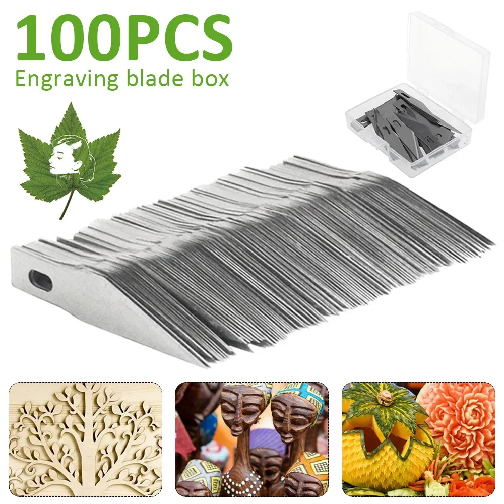 50Pcs/Set Knife Blades High Carbon Steel 11 Blades Refill Art Blades with Storage Case for DIY Craft Hobby Scrapbooking Stencil