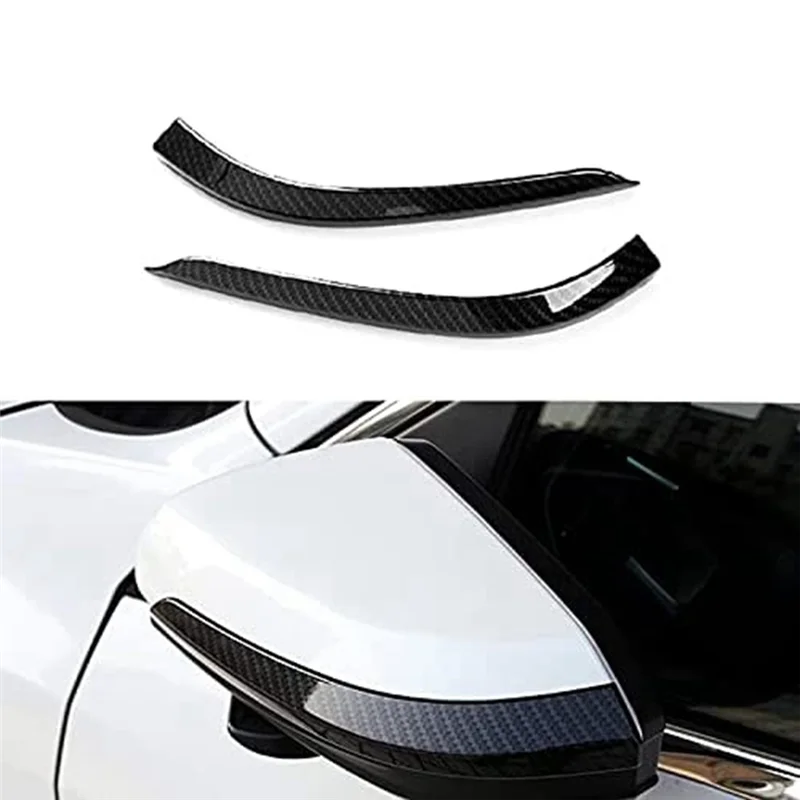 Auto d'epoca In Fibra di Carbonio Laterale Specchietto retrovisore Trim Telaio di Copertura Specchio Esterno Adesivi per Honda 10Th Gen Civic 2016-2020