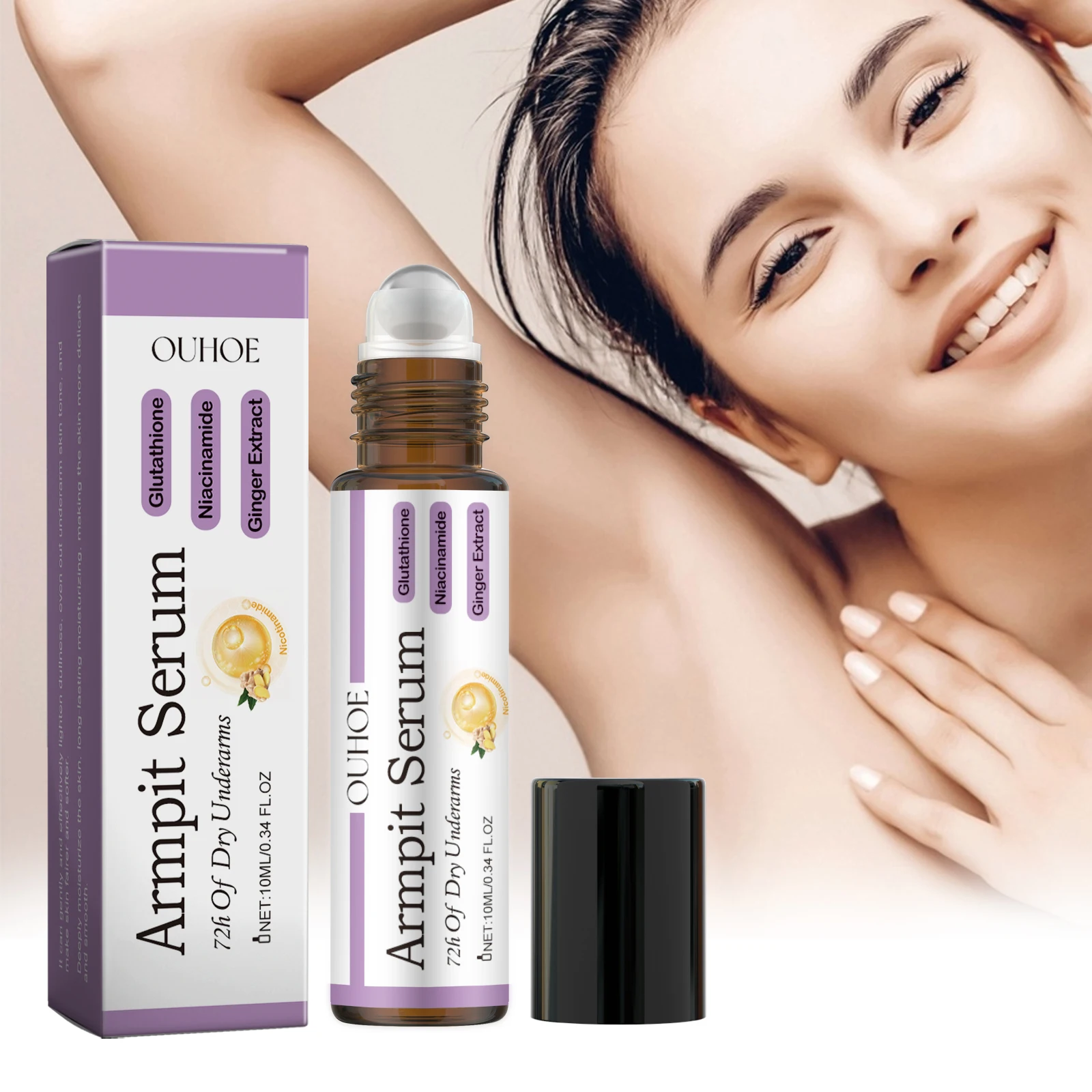 

OUHOE Underarm Whitening Serum Delights Dullness of the Armpit Joint Skin Moisturizes Moisturizes and Brightens Skin Tone
