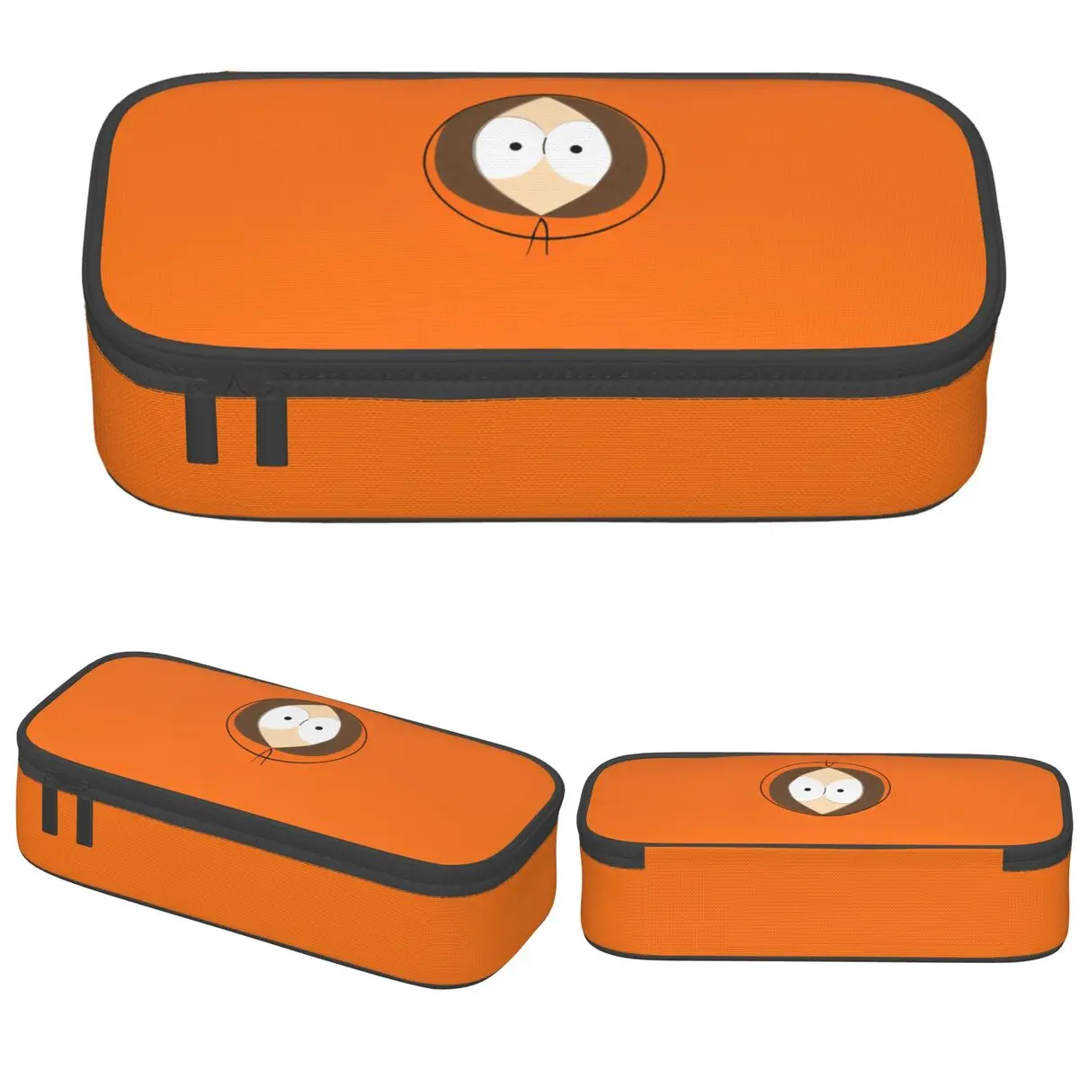 South-Park Cartoon Kenny Pencil Cases Creative Pen Box Bags Student Large Storage Students School Zipper Pencil Box