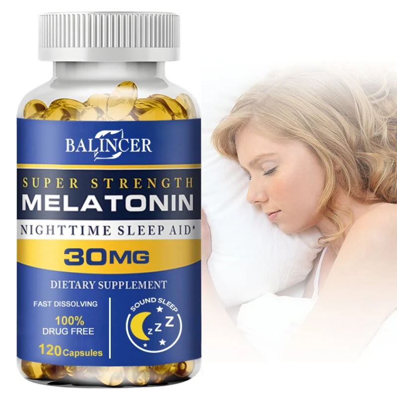 Promote Sleep, Natural Formula Dietary Supplement, Healthy Deep Sleep, Permanent Sleep, Natural Sleep,Melatonin