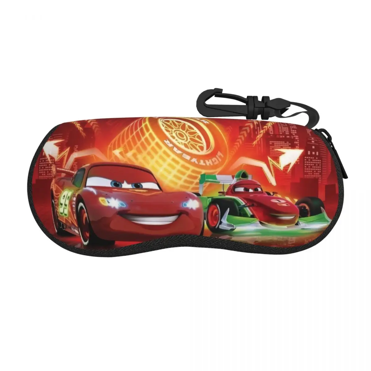 

Custom Lightning Mcqueen Cars Shell Glasses Case Unisex Fashion Eyeglasses Case Sunglasses Protector Box