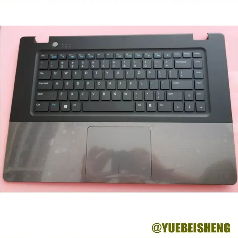 

YUEBEISHENG New For Dell VOSTRO 5560 V5560 plamrest top case US keyboard upper cover Touchpad,P/N: RGYVG 0RGYVG