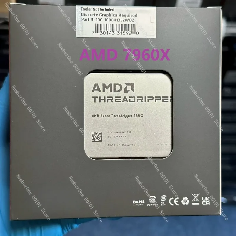 

AMD Thread Ripper 7960X 7970X 7980X Chip CPU for ASUS TRX50-SAGE-SE Main Board