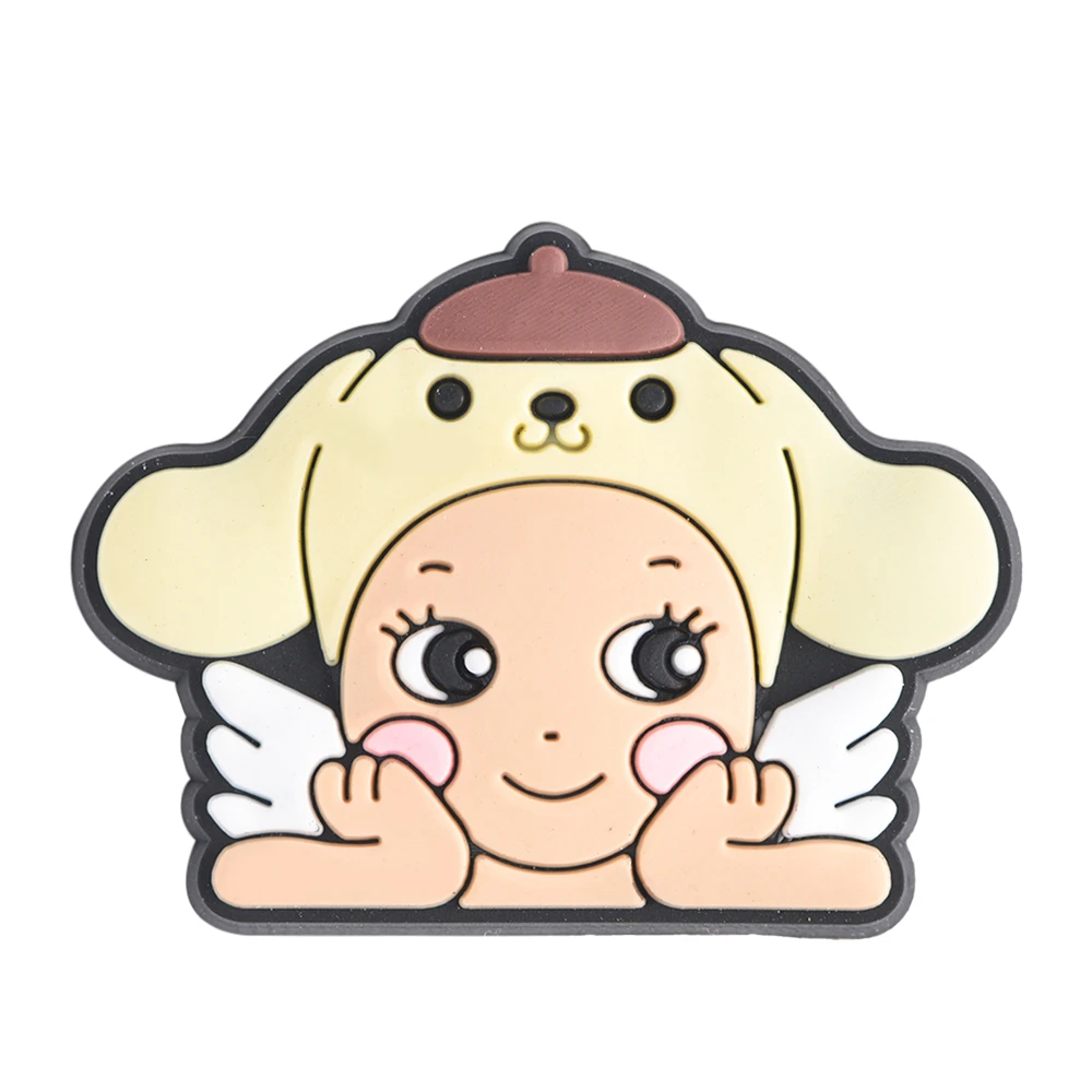 Cute Cartoon Doll Shoe Charms for Kids Girls Boys Anime Decoration Wristband Clog Accessories Party Favor image 2