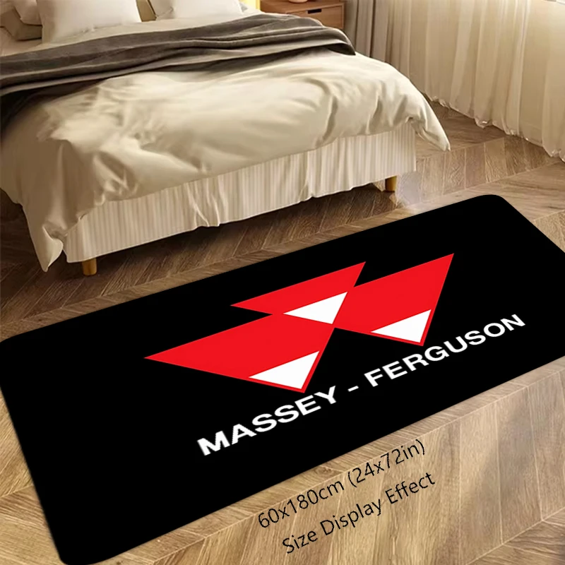 

Doormat Flannel Floor Mat Massey Fergusons Tractor Indoor Foot Rug Bedside Mats Kitchen Corridor Carpet Ideal for Balcony Decor