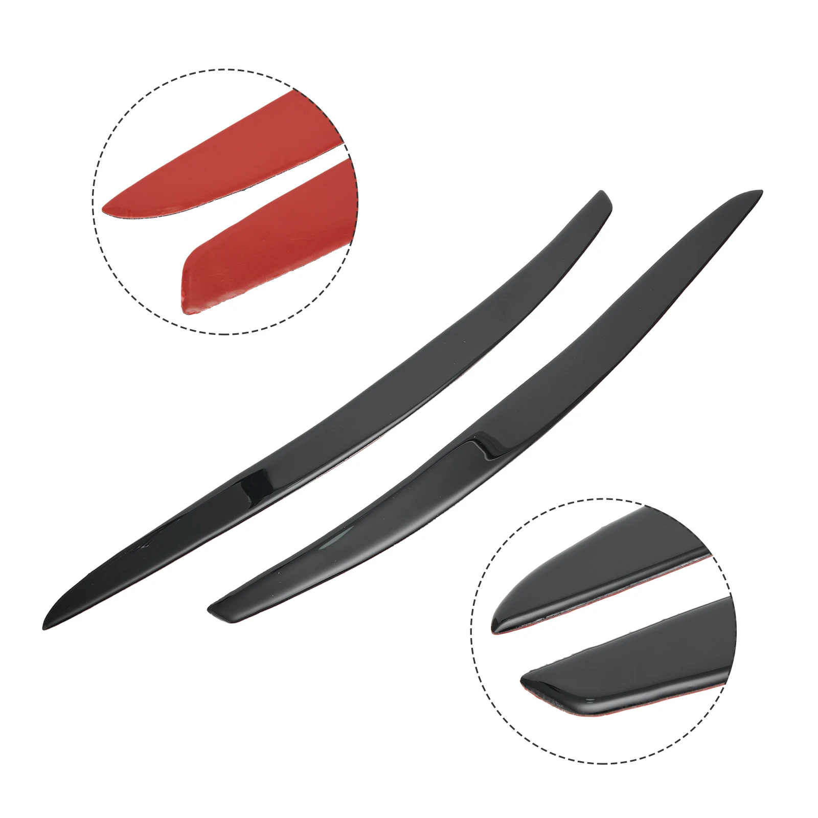 Brand Headlight Eyebrow Cover New Carbon Fiber Easy Installation Gloss for Black Perfect Match for bmw 3 Series
