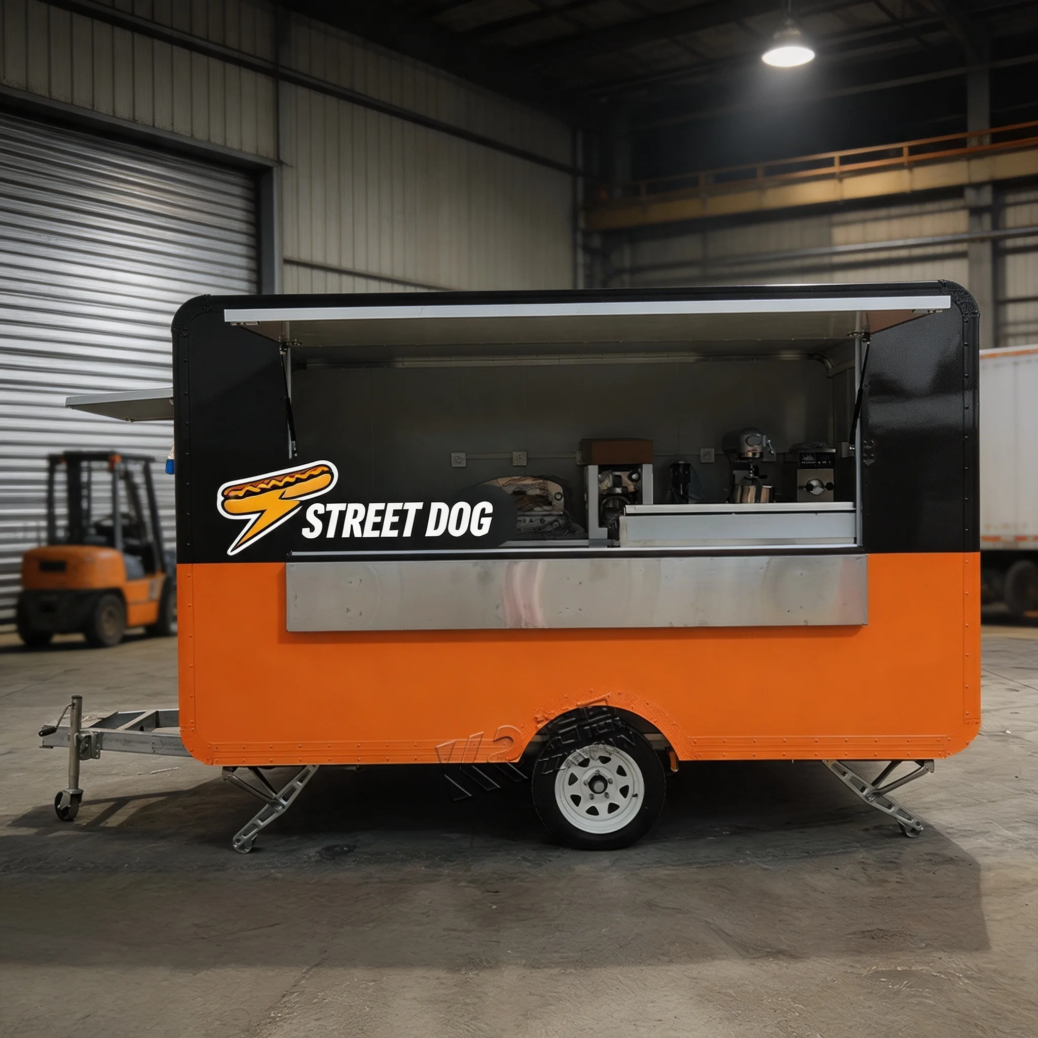 Customized Street Food Trailer Catering Food Truck Fully Equipped Mobile Restaurant Popcorn Concession Trailers