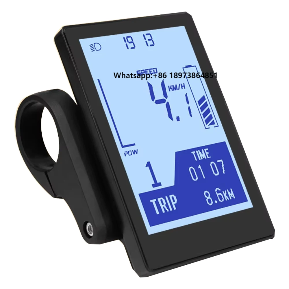 

BAFANG DS104 UART Electric Bike Display 5Pin Female for BAFANG BBS01 BBS02B BBSHD Mid Drive Motor Bicycle Ebike Display