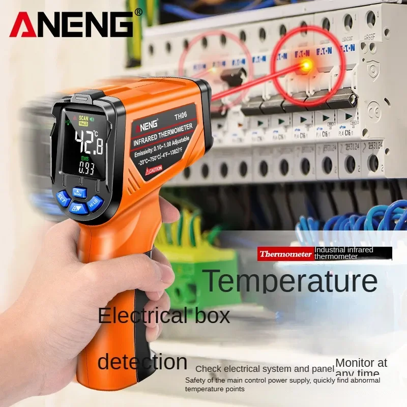 ANENG-Therye.com industriel TH06, température d'huile, cuisson laser de haute précision, eau infrarouge