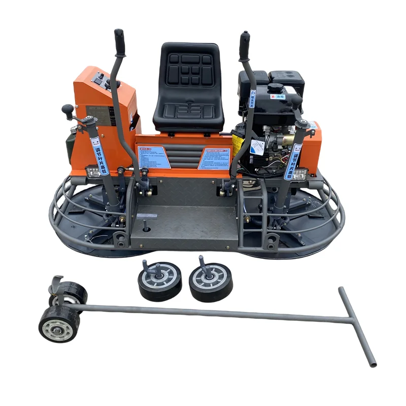 

Manufacturer's direct sales gasoline dual power riding concrete polishing machine, concrete ground road plastering machine