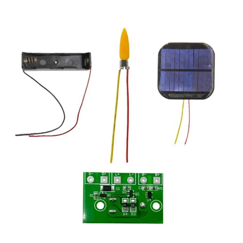 3.7V Solar Flame Light Flickering LED Candle Circuit Board PCBA for Home Garden For Decoration and Outdoor Events