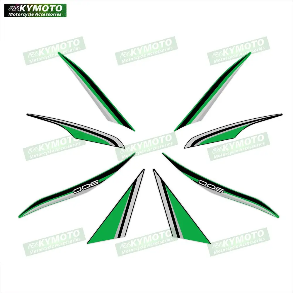 

Для Z900 Z 900 2017 2018 2019, аксессуары для мотоциклов, наклейки, полный комплект автомобиля, обтекатель, передний светоотражающий комплект, наклейка, украшение