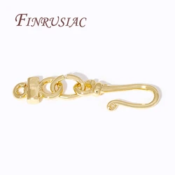 18K Gold Plated Connectors For Bracelets,Brass End Hooks Connector Clasp For Jewelry Making DIY Necklace Accessories