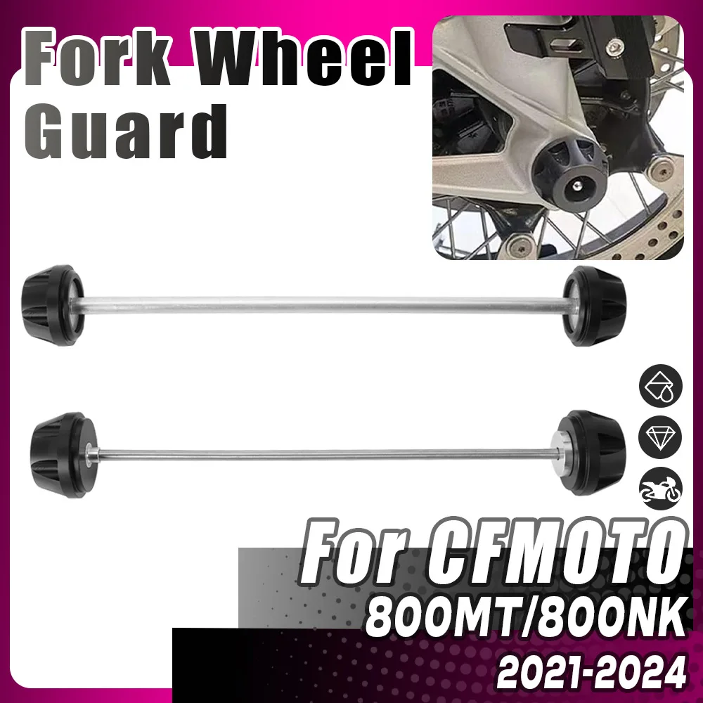 

Fit For CFMOTO CF 800MT 800 NK NK800 2023 2024 Motorcycle Front Rear Wheel Axle Fork Crash Protector Pad Falling Protect Guard