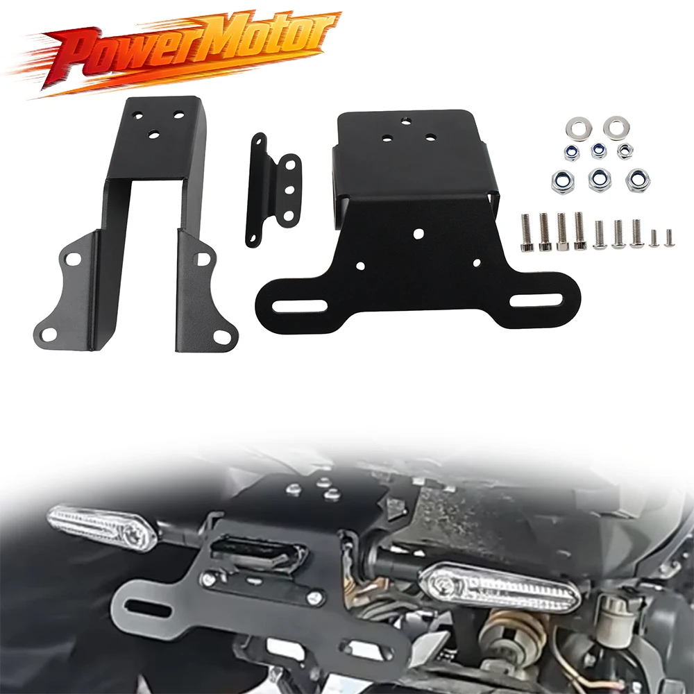 Für YAMAHA MT09 MT-09 Tracer 900 9 GT 9GT 900GT FJ09 2015-2024 Motorrad Kennzeichenhalter LED-Licht Heckfender Zubehör