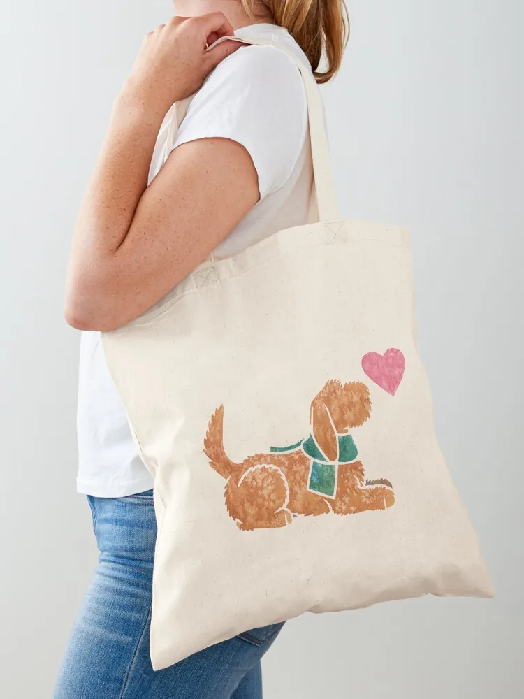 Watercolour Basset Fauve de Bretagne Tote Bag tote bags cloth bags tote bag custom Canvas Bag