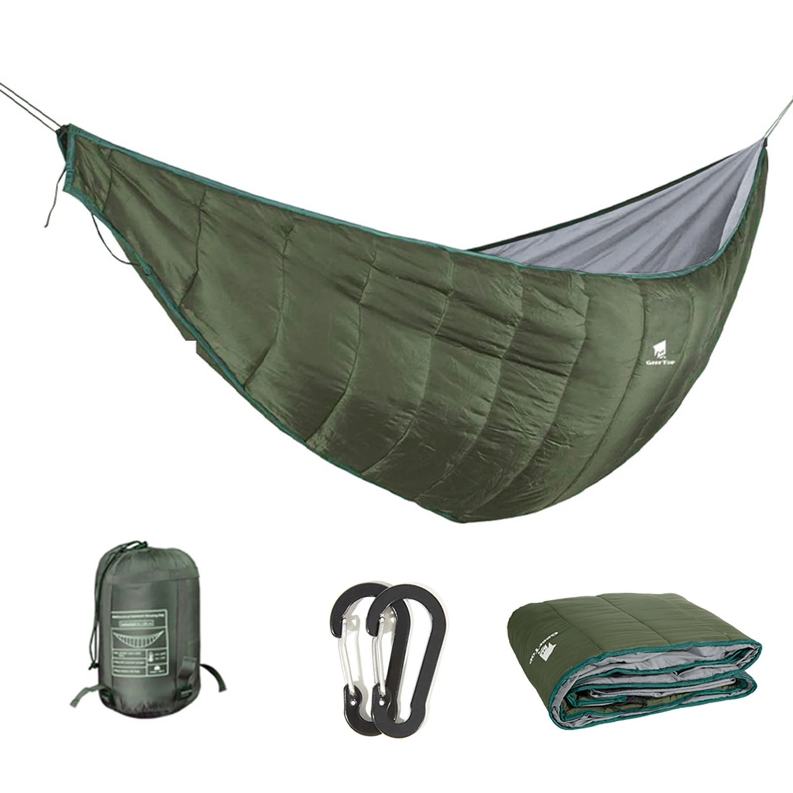 Portable Camping Hammock Underquilt Winter Cold Weather Warm Under Quilt for Outdoor Camping Hiking