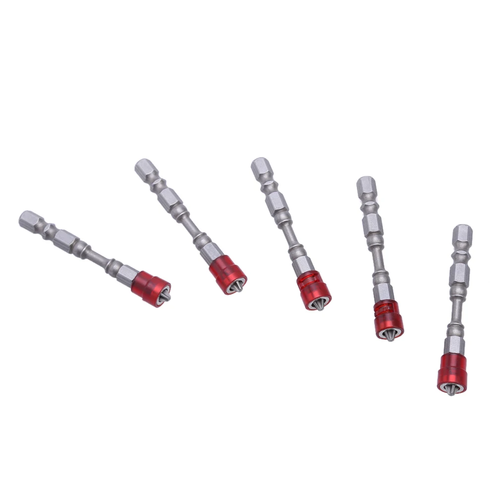 

5 шт., набор магнитных отверток, 1/4 дюйма, шестигранный хвостовик PH2, магнитные отвертки, крестовая отвертка, аксессуары для электроинструментов